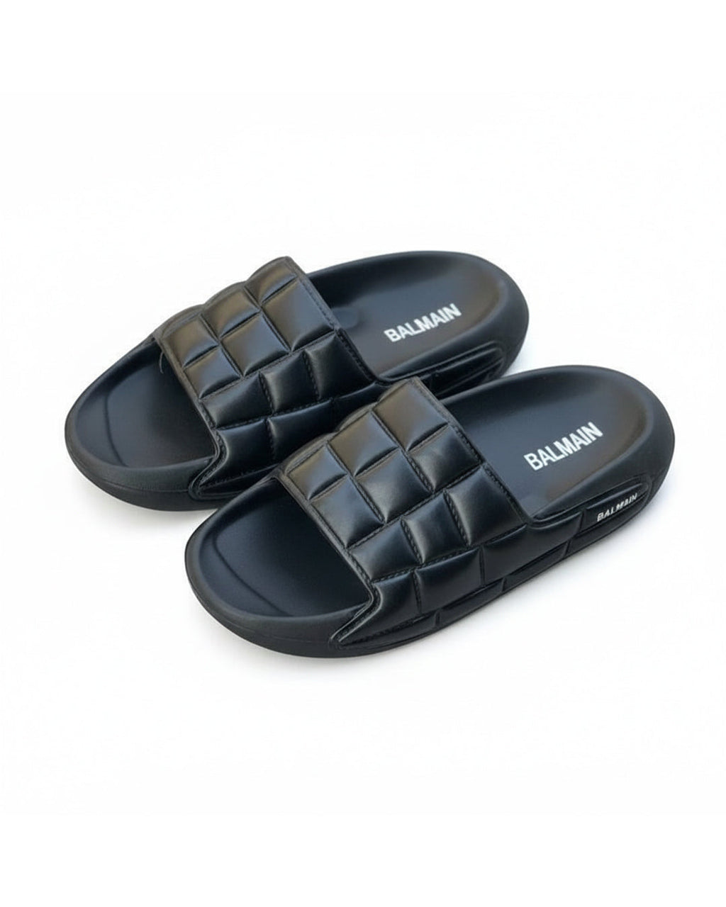 Men's Synthetic Leather Casual Slide Slippers