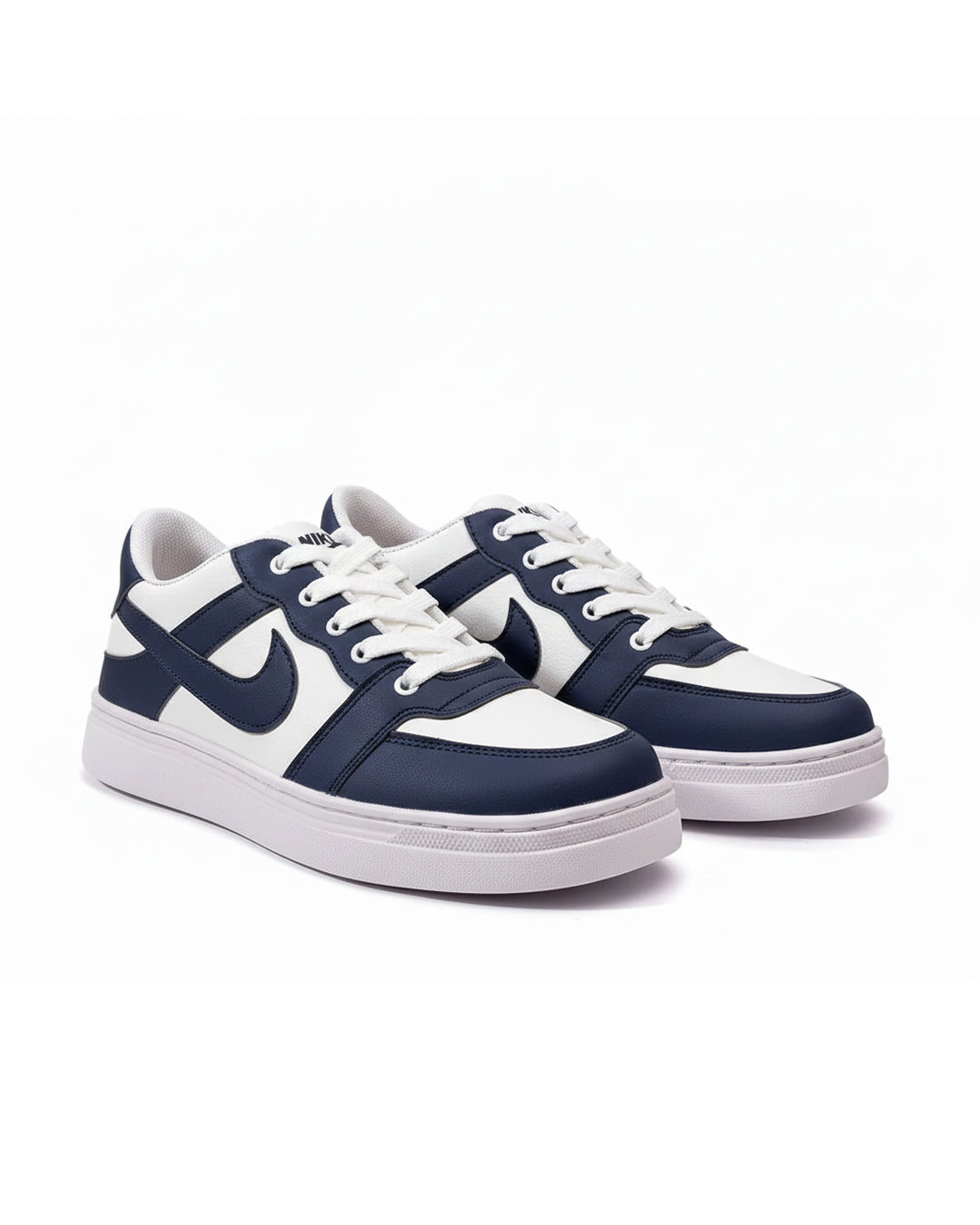 Men's Rexine Fancy Sneakers (JRD-Blue)