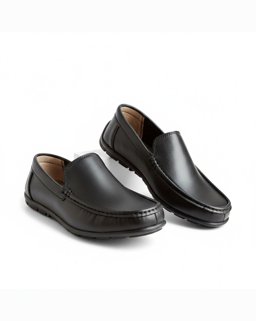 Men's Leather Formal Shoes SJ- Black
