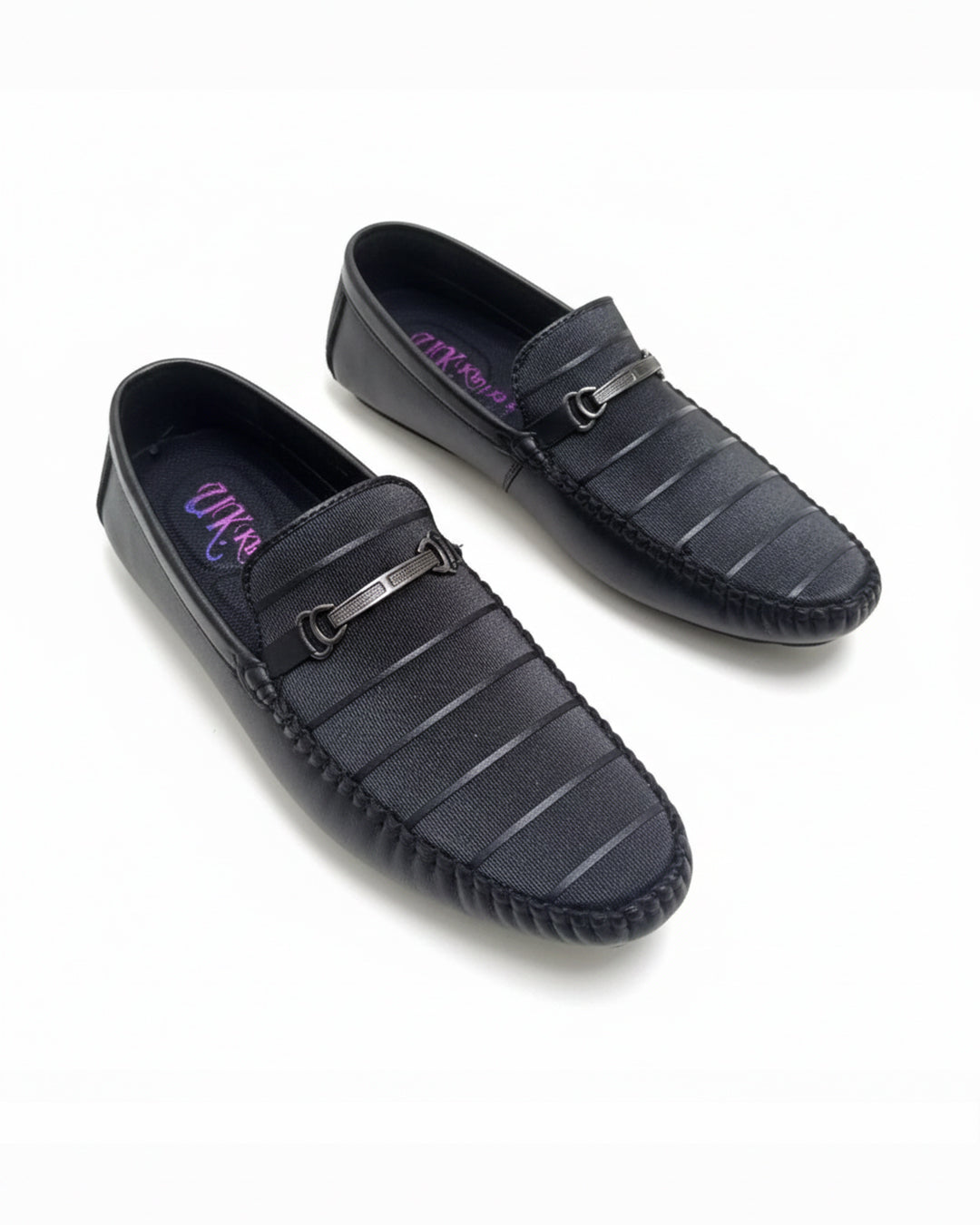 Men's Formal Loafer, Black Line