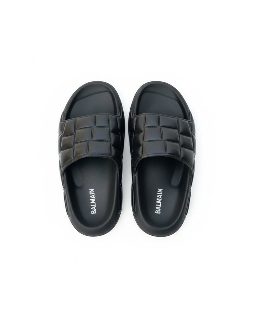 Men's Synthetic Leather Casual Slide Slippers