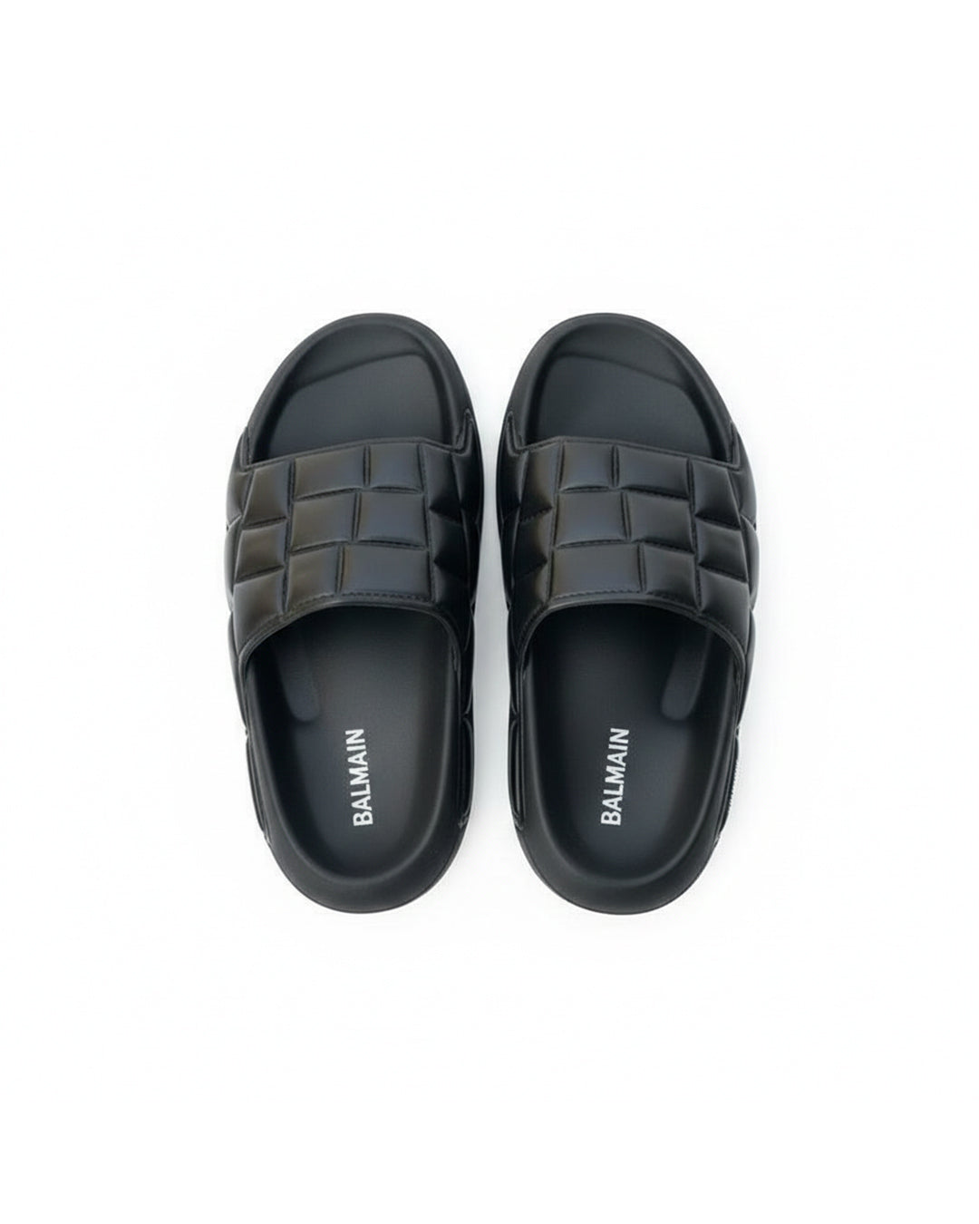 Men's Synthetic Leather Casual Slide Slippers