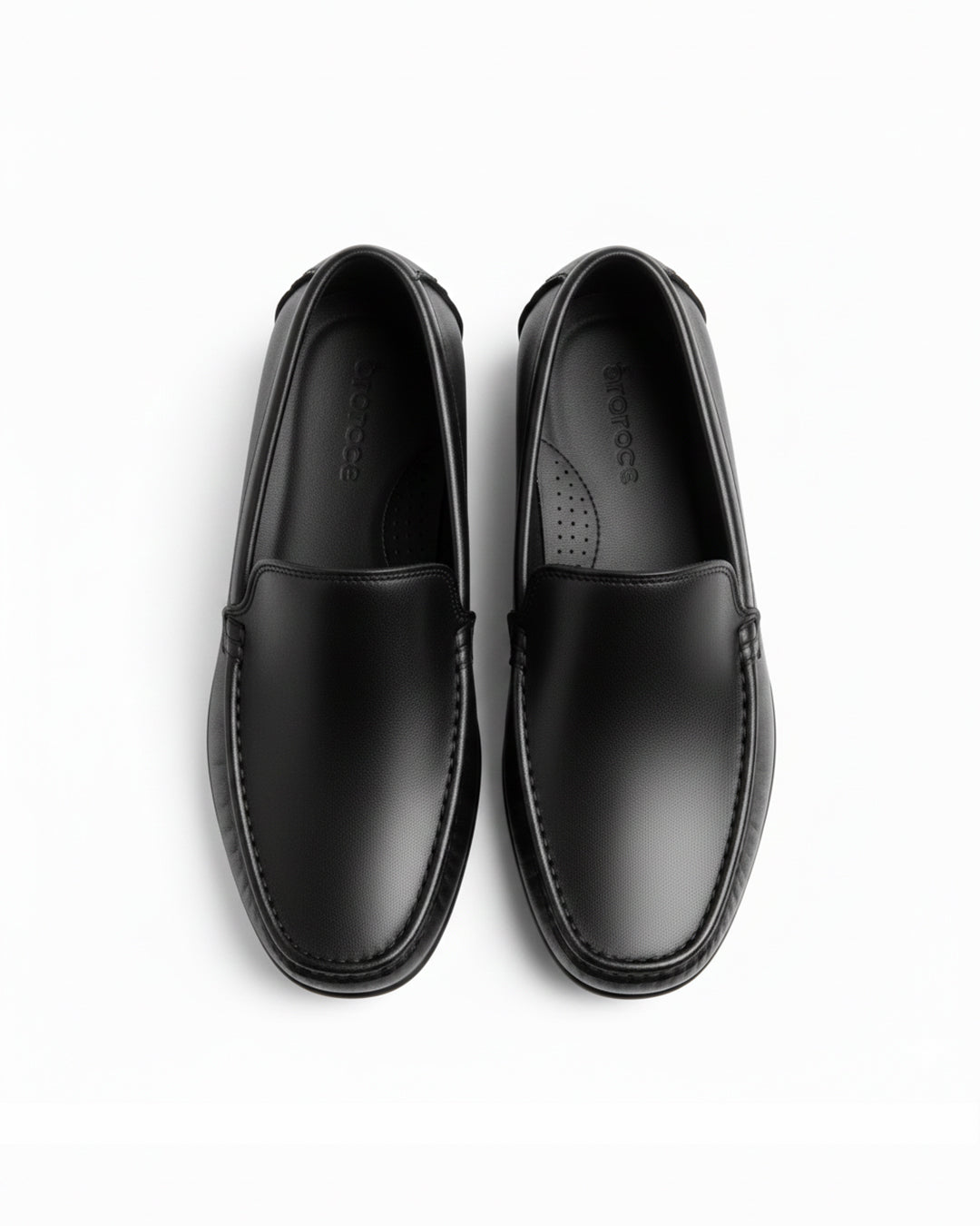 Men's Leather Formal Shoes SJ- Black