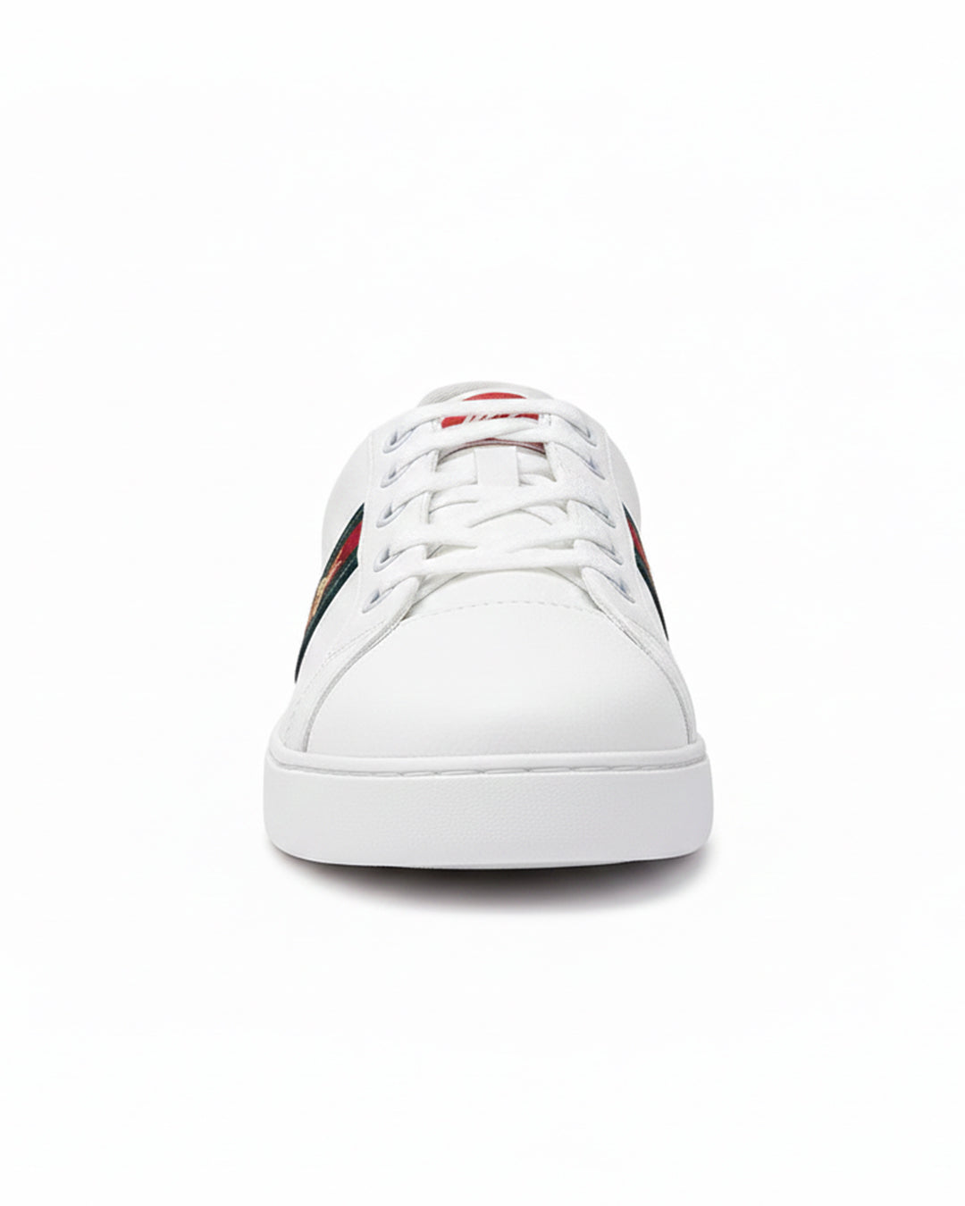 Men's Rexine Fancy Sneakers (GU-White)