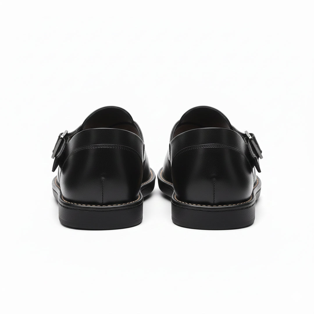 Men's PU Leather Plain Peshawari Chappal